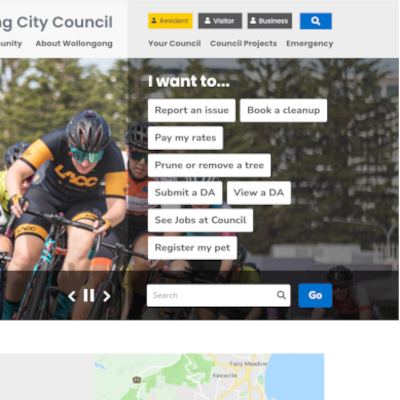 Wollongong City Council Website